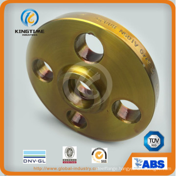 Top Quality Carbon Steel A105n Sw Forged Flange with Yellow Coating (KT0226)